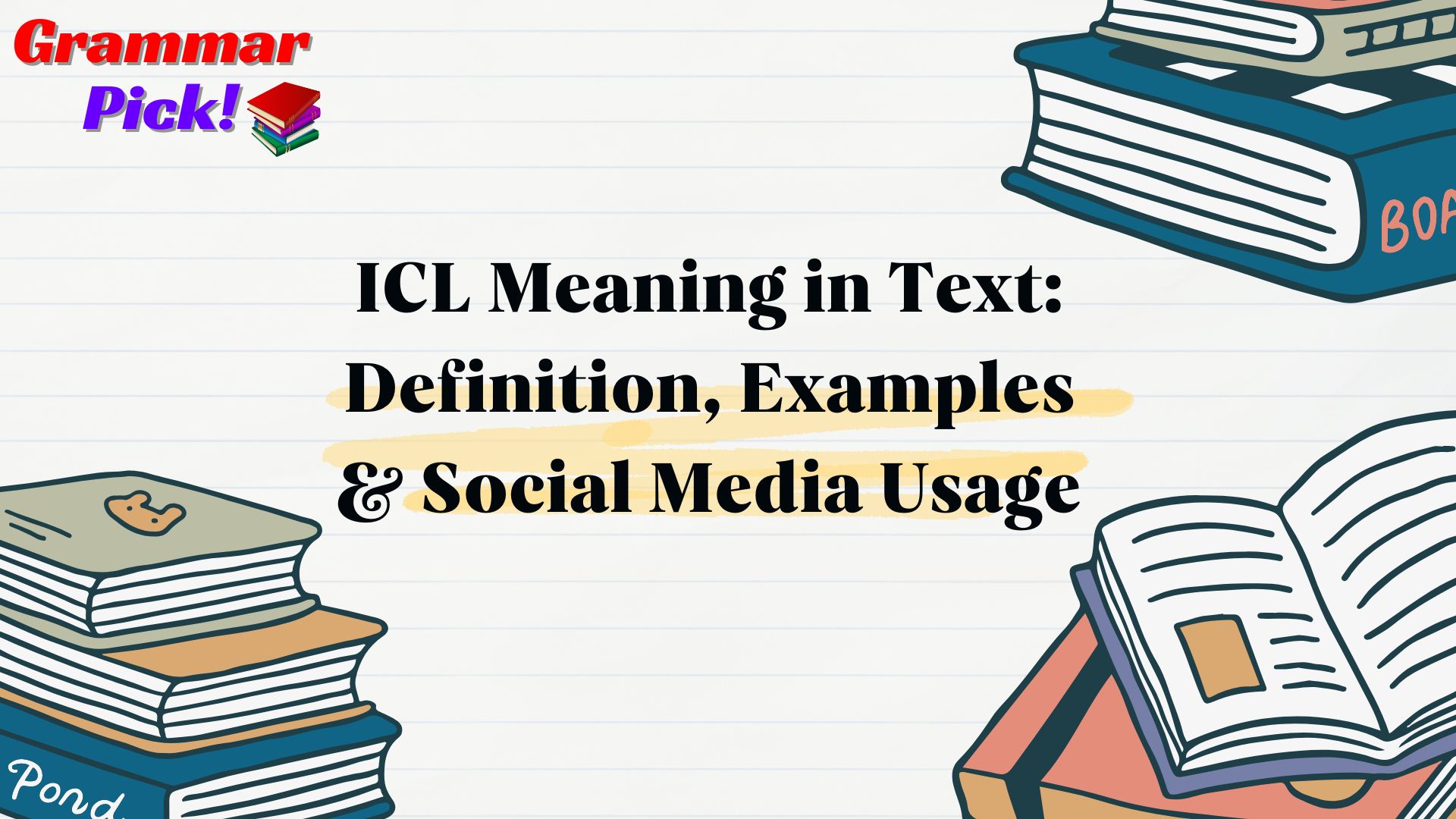 ICL Meaning in Text