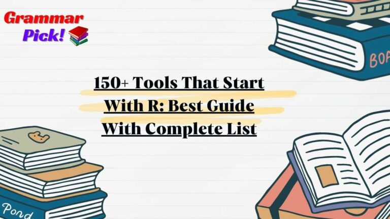Tools That Start With R