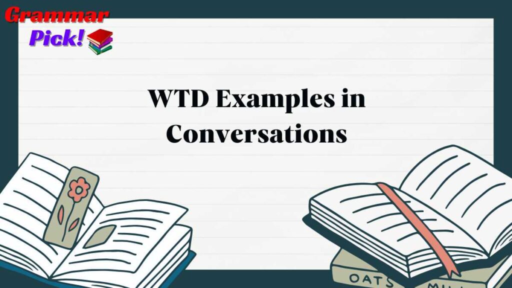 WTD Examples in Conversations