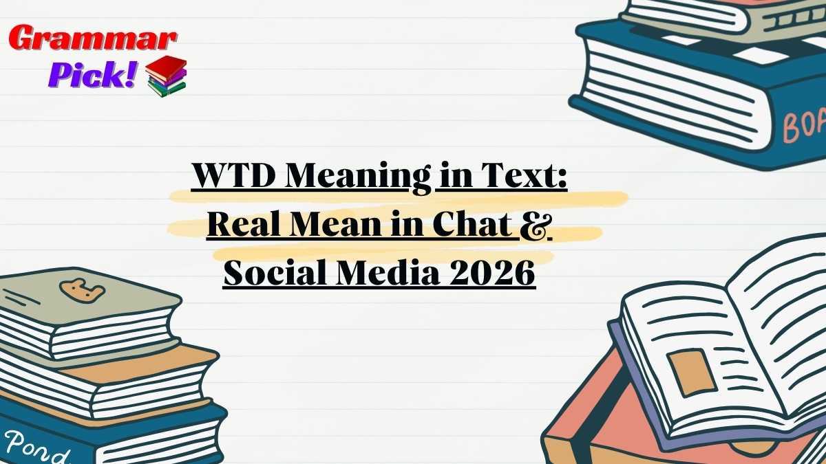 WTD Meaning in Text