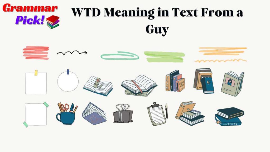 WTD Meaning in Text From a Guy