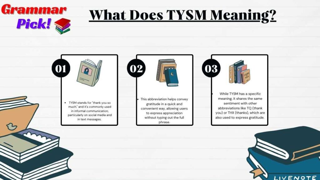 What Does TYSM Meaning
